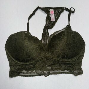 Pink Victoria secret, Green bralette push up, XS